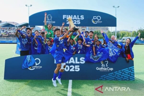 Akademi Persib Cimahi All Stars Raih Juara Gothia Cup 2025 di Swedia