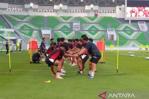 Indonesia U17 Mengawali Latihan Perdana di Stadion Utama Sumut